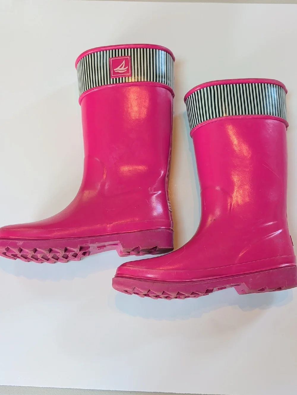 Sperry, Pink Rain Boots Sz 2